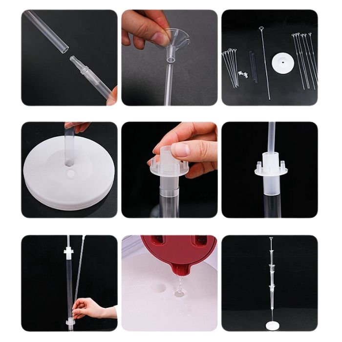 DIY 1.6m 19pc Balloon Stand Centrepiece