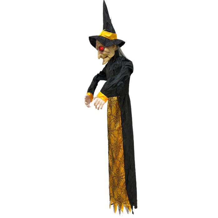1.7m Halloween Witch With Sound and Lights