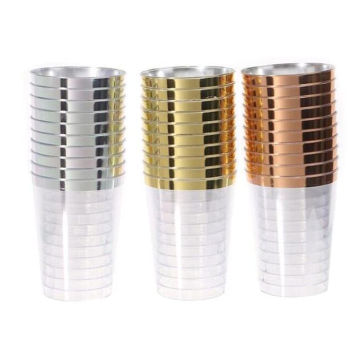 10oz Hotstamp Transparent Plastic Cup 10pcs