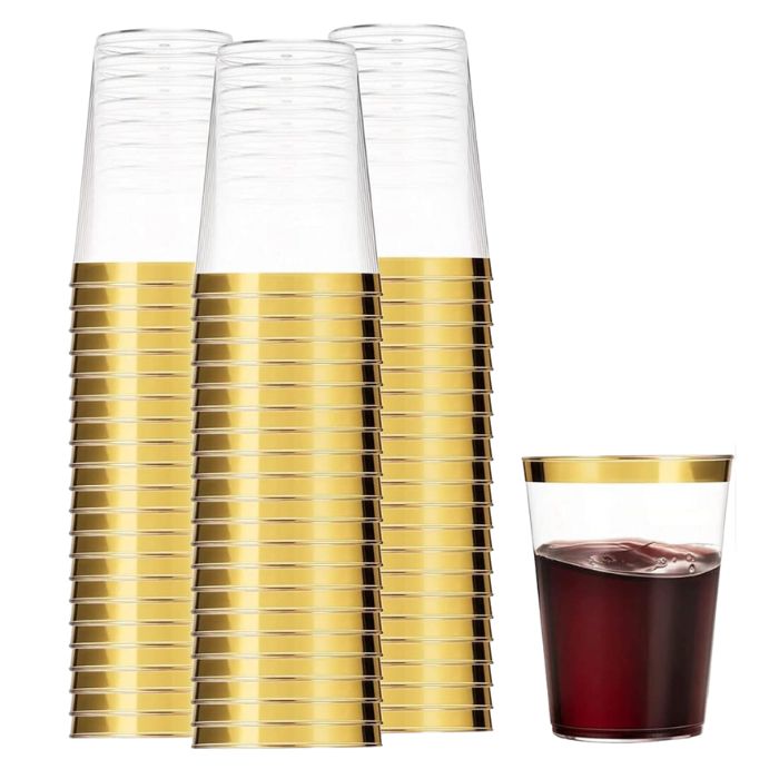 10oz Hotstamp Transparent Plastic Cup 10pcs