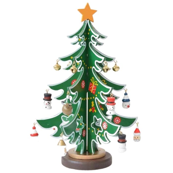 29.5cm Wooden Christmas Tree Y01071