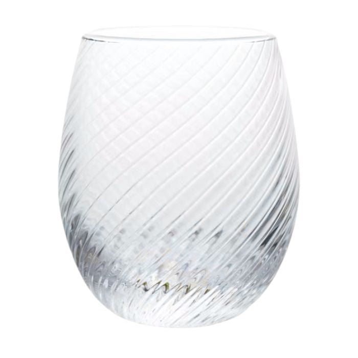 12oz Spiral Ribbed Plastic PET Cup