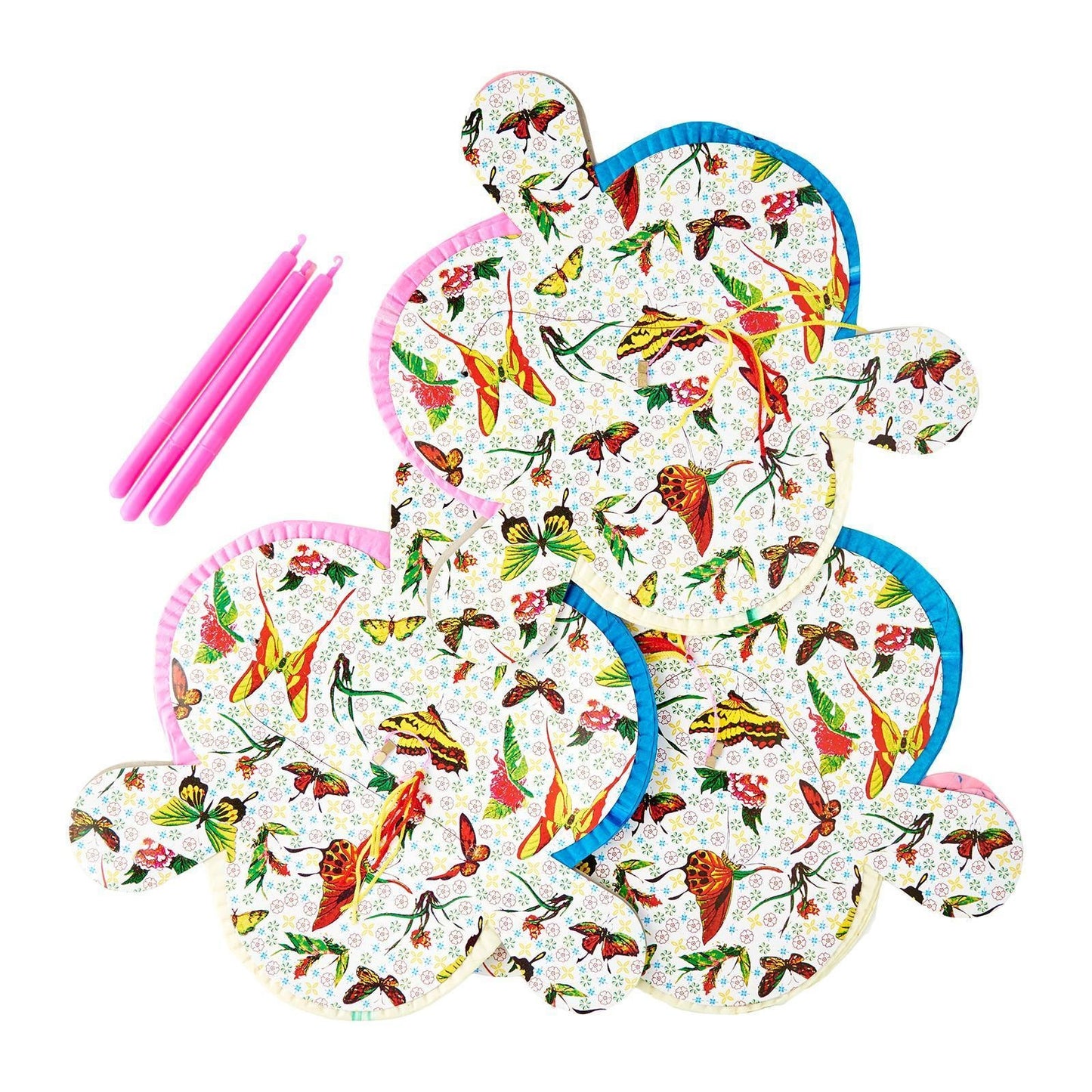 25cm No.2894 Traditional Paper Lantern With Column 12pcs