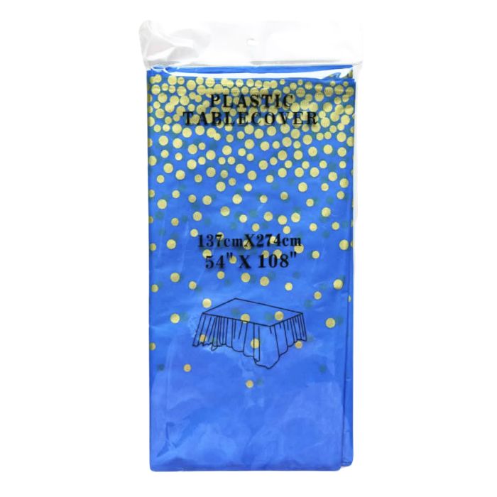 Shiny Dots Plastic Tablecover