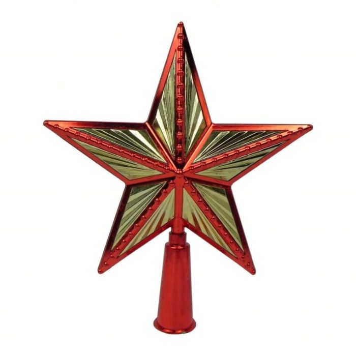 15cm Plastic Treetop Star