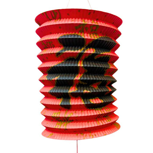15cm Red Traditional Fu Lantern (12pcs)