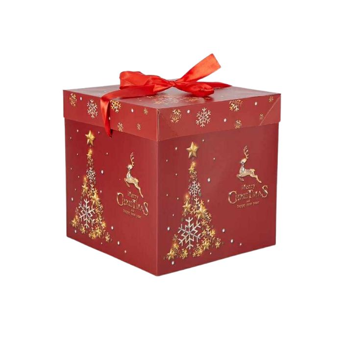 Christmas Paper Present Box