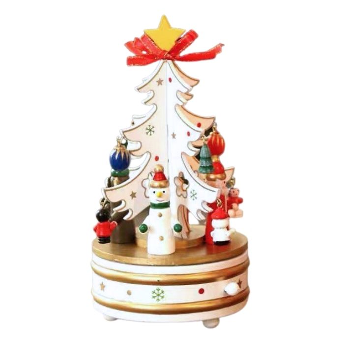 10.5x22cm Turning Christmas Tree Y01355