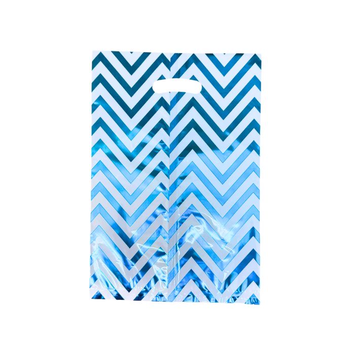 17x25cm Wave Metallic Loot Bag (10pc)
