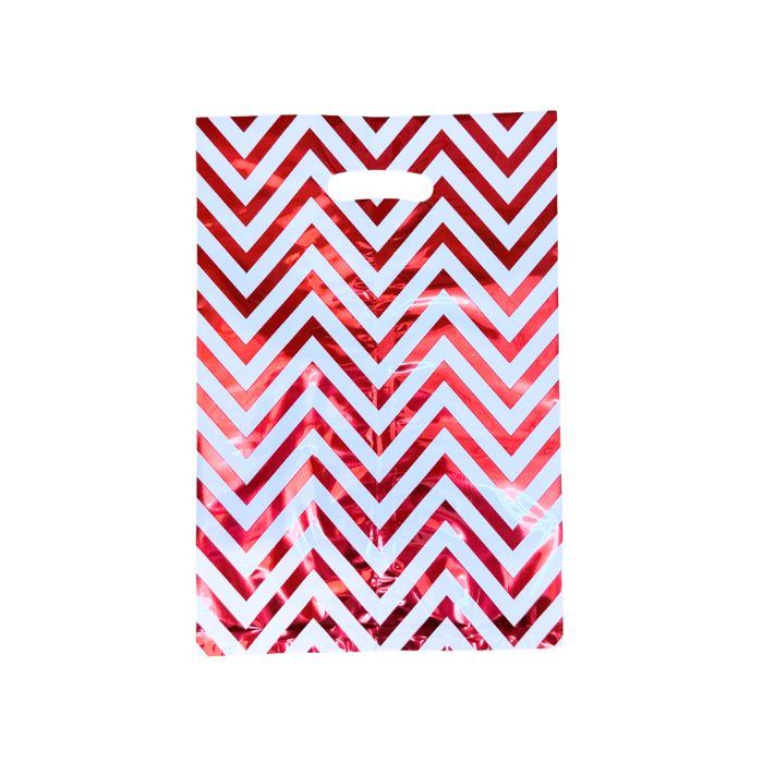 17x25cm Wave Metallic Loot Bag (10pc)