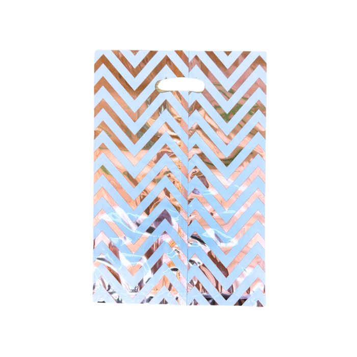 17x25cm Wave Metallic Loot Bag (10pc)