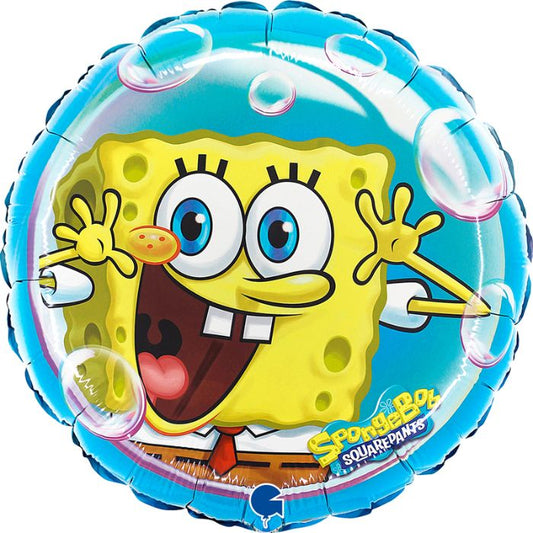18 Inch Round Spongebob Foil Balloon GBL18062P