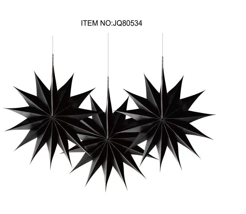 6pc Paper Star Set