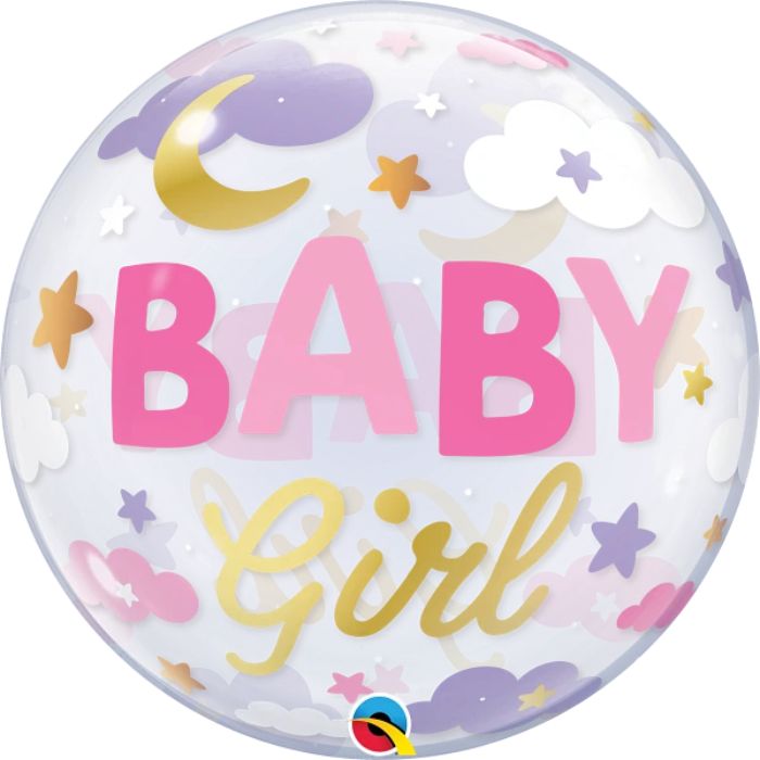 22 Inch Baby Girl Sweet Dreams Bubble Balloon Q24904