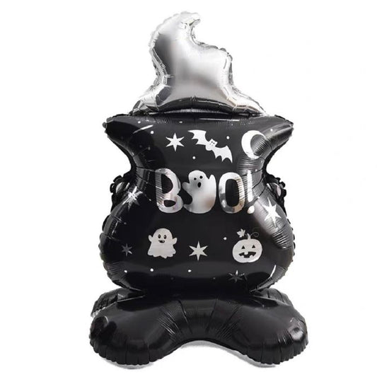 58inch Halloween Foil Balloon Display Black Cauldron