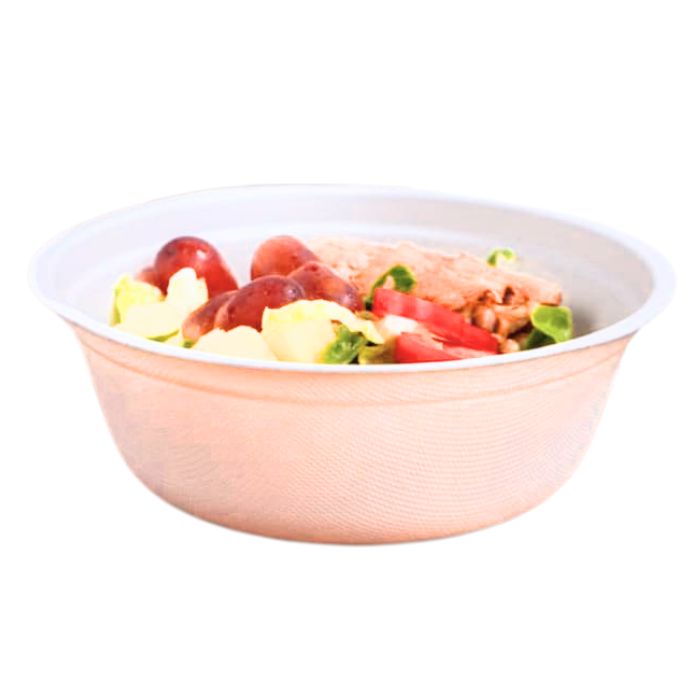 14cm Sugarcane Pulp Biodegradable Bowls (10p)