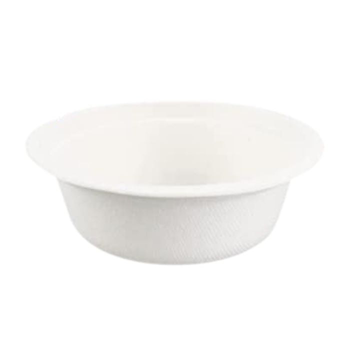 14cm Sugarcane Pulp Biodegradable Bowls (10p)