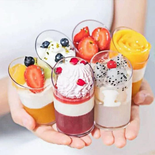 3oz Slanted Dessert Cup 10pcs MY-4578