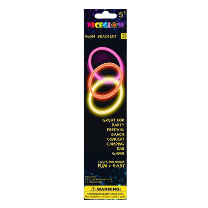 3pc Glow Bracelet