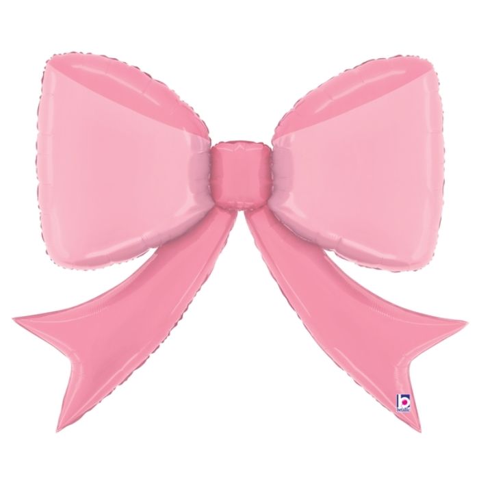 41 Inch Pretty Pink Bow Foil Balloon BL25439P