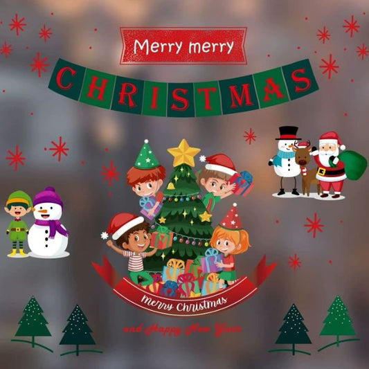 Christmas Themed Decal Stickers (Assorted)