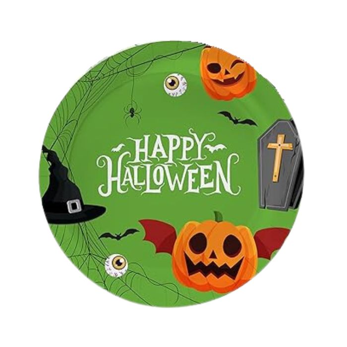 7" Halloween Paper Plates 10pcs