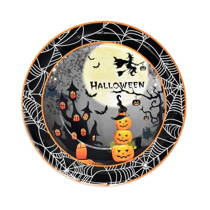 7" Halloween Paper Plates 10pcs