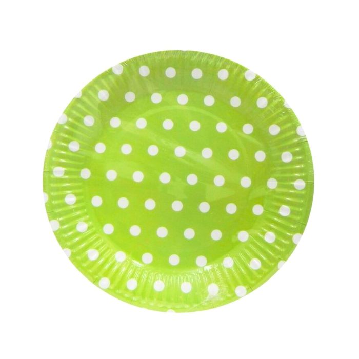 Polka Dots Paper Plates (10pcs)