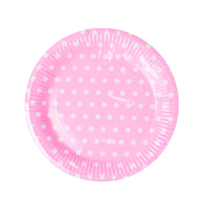 Polka Dots Paper Plates (10pcs)