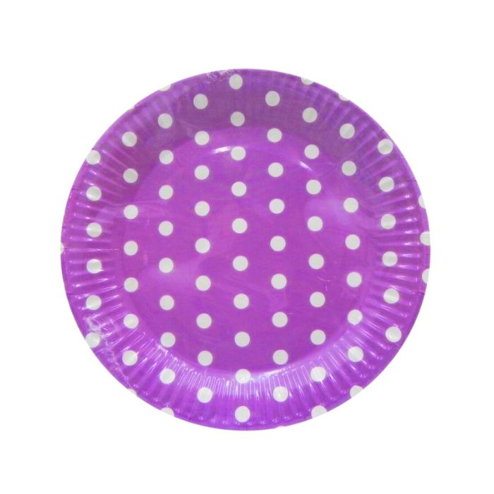 Polka Dots Paper Plates (10pcs)