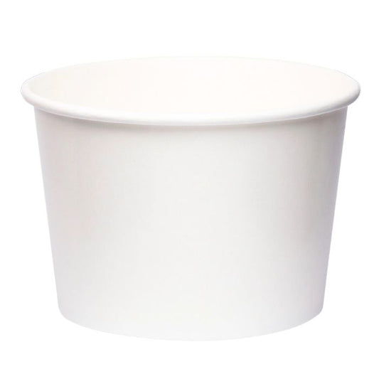 Disposable Paper Bowl (White)
