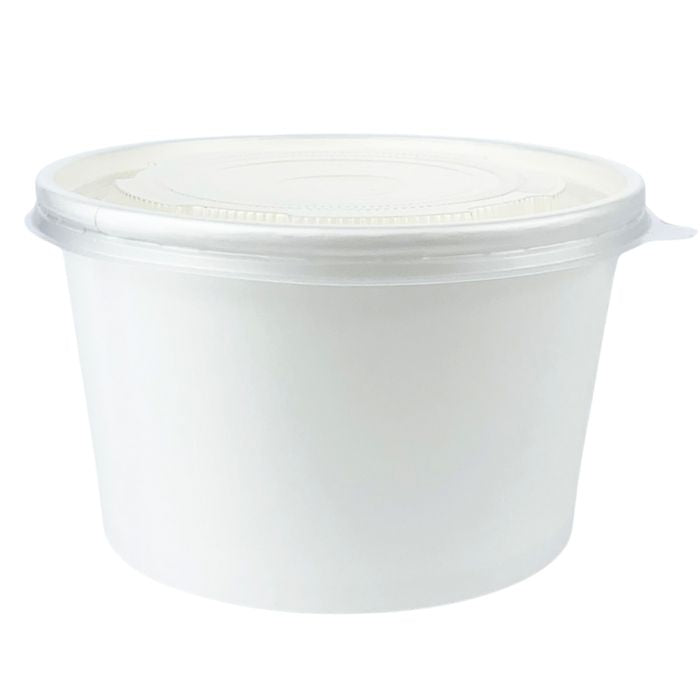 Disposable Paper Bowl (White)