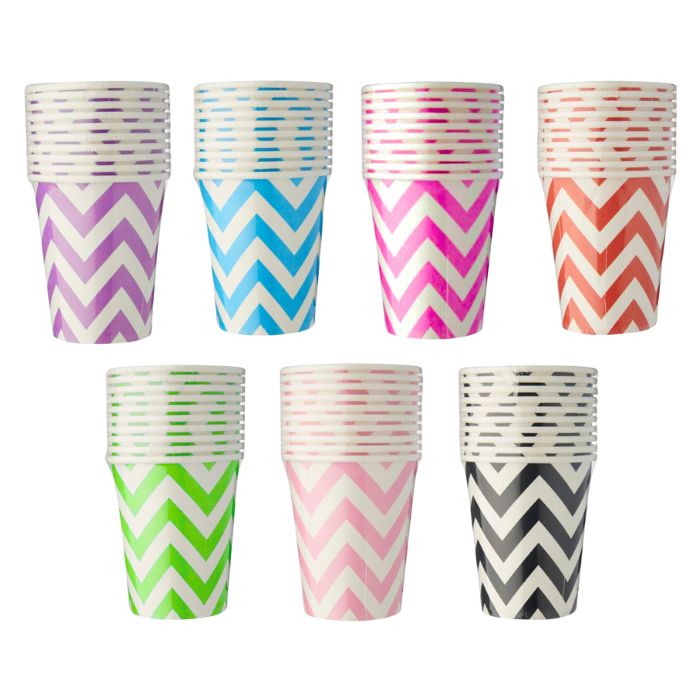 8oz Big Wave Design Paper Cups (10pcs)