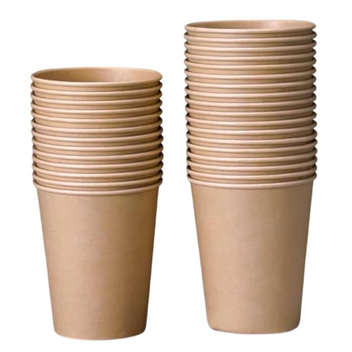8.5oz Kraft Paper Cups (50pcs)