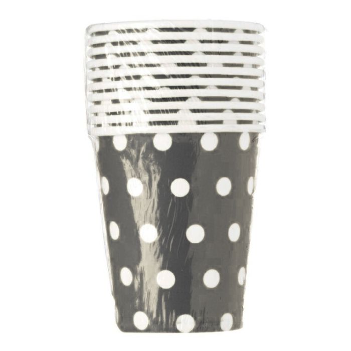 8oz Polka Dots Paper Cups (10pcs)