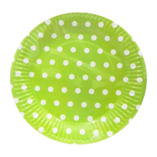 Polka Dots Paper Plates (10pcs)