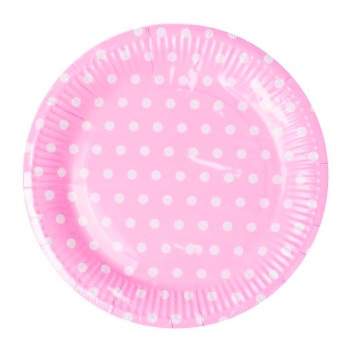 Polka Dots Paper Plates (10pcs)