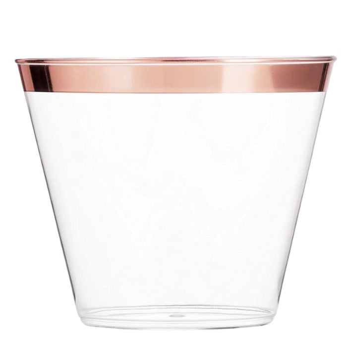 9oz Hotstamp Transparent Plastic Cup 10pcs