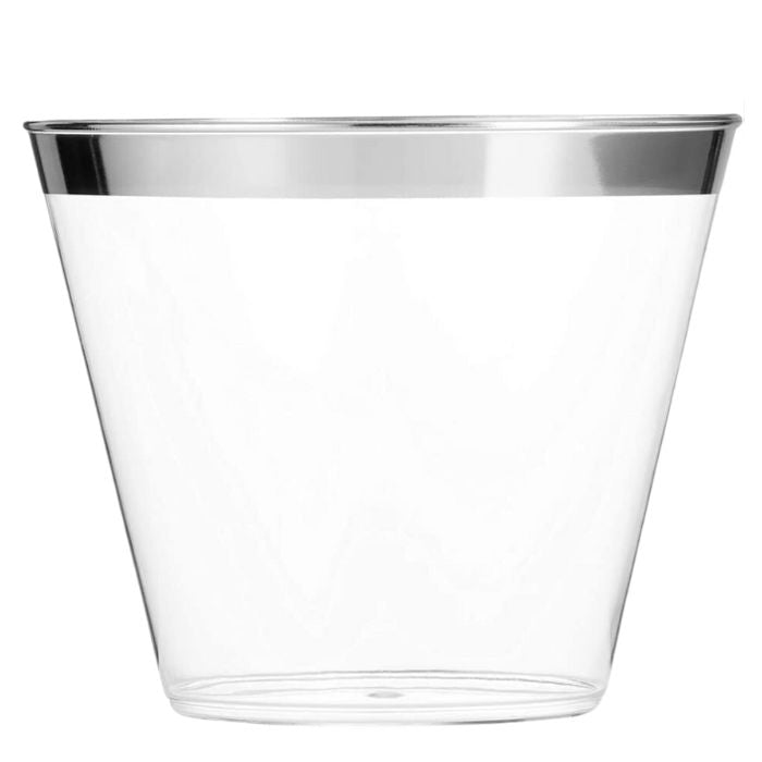 9oz Hotstamp Transparent Plastic Cup 10pcs