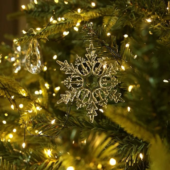 Acrylic Hanging Snowflake Decoration