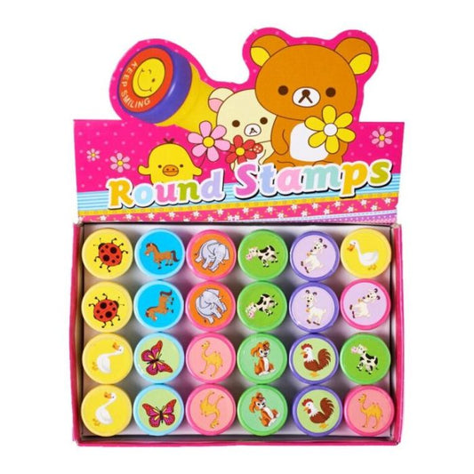 Assorted Round Stamp (24pcs)