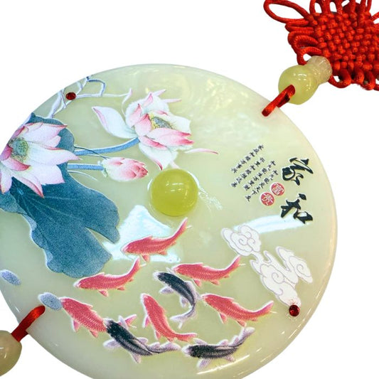 CNY 12cm Jade Hanging Decoration Tassel (Big)