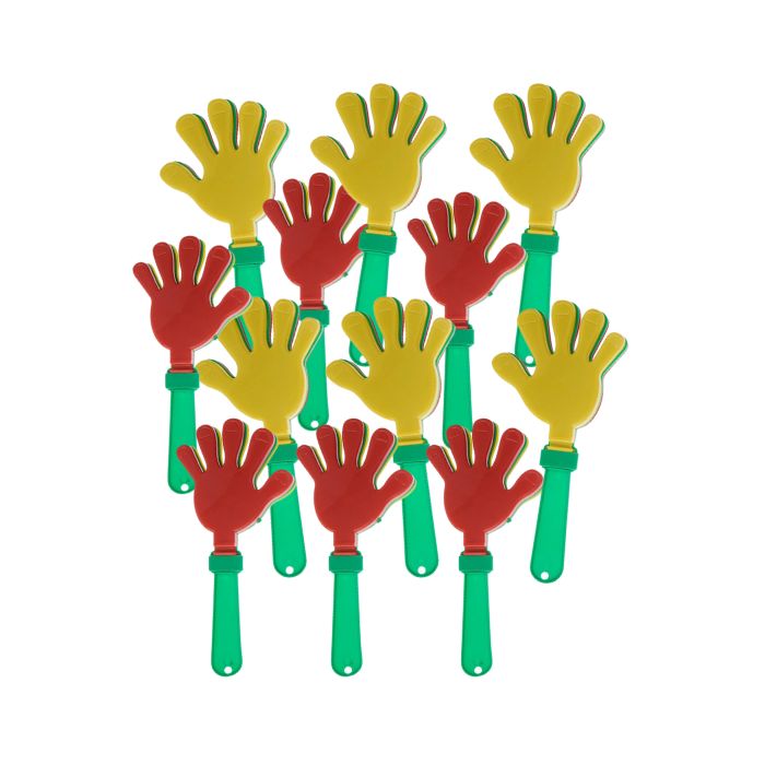 Plastic Hand Clapper 12pc