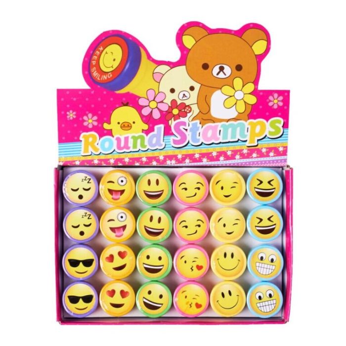Assorted Round Stamp (24pcs)