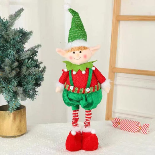 Extendable Christmas Elf Soft Toy