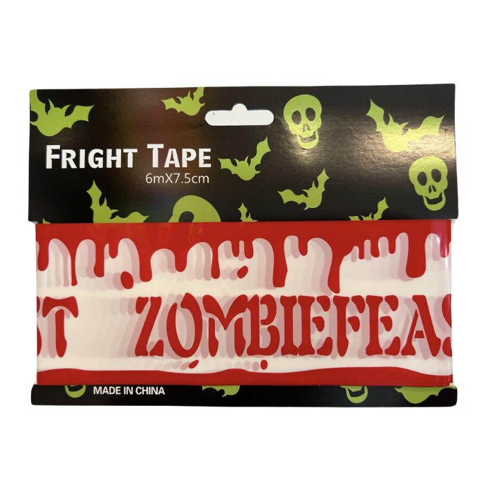 Fright Tape 6m x 7.5cm (Assorted)