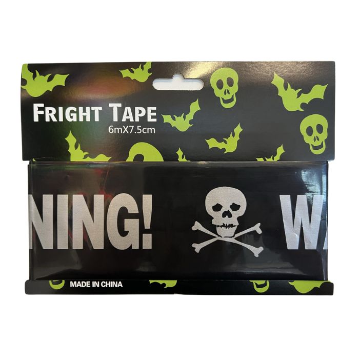Fright Tape 6m x 7.5cm (Assorted)