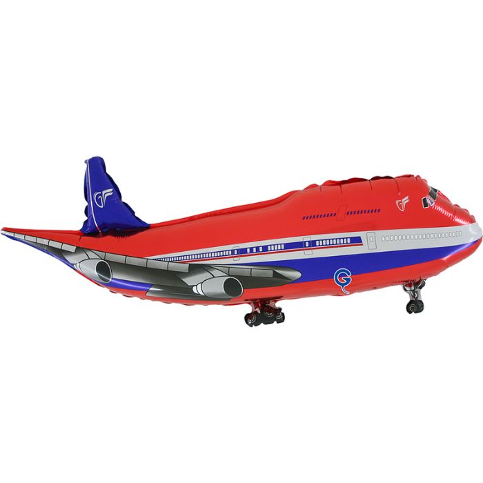 38 Inch Airplane Blue Foil Balloon GB213RP