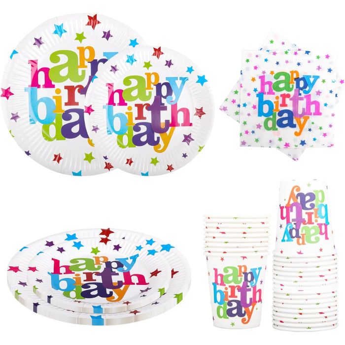 Happy Birthday Theme Tableware