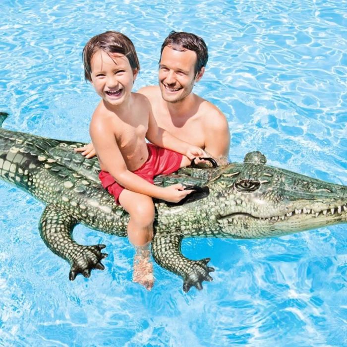 Intex Inflatable Animal Photo Realistic 2 Handles (Crocodile) 57551NP